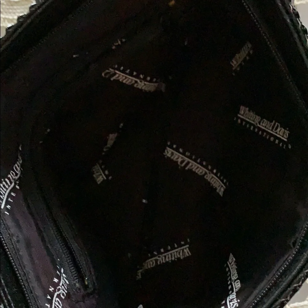 Whiting & Davis Black Mesh Handbag Cross Body